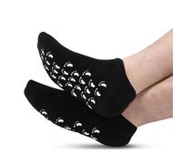 Silicone Moisturizing Socks for Men, 1 Pair Soft Foot Care Socks for Dry Cracked Feet, Large Size Moisturizing Gel Socks for Overnight Repair