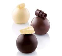 Silikomart Professional Silicone Baking Mold, Mini Truffle 15 Cavities (1 Each)