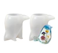 Silicone Mold,2-Piece Easy Release Bird Design Epoxy Moulds - 3D Silicone Molds | for Clay Plaster Home Decorations Themed Events Enthusiasts Hobbyists