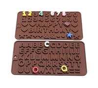 Silicone Mold 26 Letters Chocolate Number Cake Decoration Candy Jelly Gummies Cookie Cutter Kitchen Tools Accessories(Letter+Number)