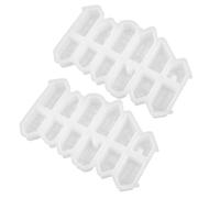 Silicone Mold 2pcs Reusable House Shaped 12 Cavity for Crafts
