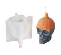 Silicone Mold 3D Skull Resin Silicone Mold for Soap and Making Craft Artistic Resin Casting