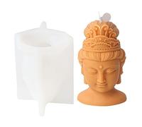 Silicone Mold, Buddhas Head Epoxy Gypsum Home Decors for Handcrafts Resin Plaster Decor Buddhas Statue Silicone Mold
