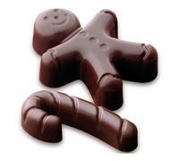 Silicone Mold Chocolate Molds Mr Omino Gingerbread 4.3x3.5 Cm - SILIKOMART