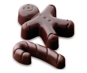 Silicone Mold Chocolate Molds Mr Omino Gingerbread 4.3x3.5 Cm - SILIKOMART