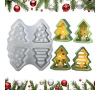 Silicone Mold - Christmas Tree Mold | Chocolate Mold Cake Decorating Fondant Molds for Jelly, Soap, Dessert, Clay, Pudding, Cupcake Decorating | Icing Molds