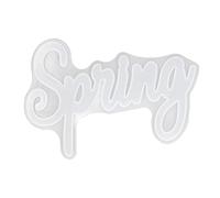 Silicone Mold DIY Doorplate Plate Listing English Letter Word Crystal Silicone Mold Reusable Easy to Clean for Resin Crafts DIY Projects Handmade Art Lovers 1 Piece