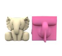 Silicone Mold Flower Pots Planter Molds Elephant Pencil Holder Moulds Epoxy Resin Molds Jewelry Making Tools