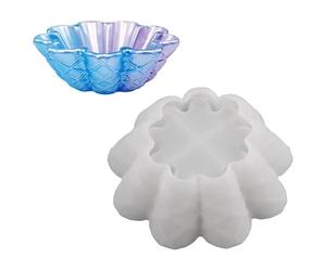Silicone Mold for Artistic Projects Including Making Jewelry Bowl and Decorative Bowl with Delicate Lace Trim Silicone Mold