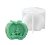 Silicone Mold for Candle Soap Making, Christmas Tree Design, Heat-Resistant & Reusable, Holiday Festival Decoration, DIY Home Crafting, Baking and Resin Art