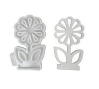 Silicone Mold for Crafting Unique Floral Decorations Flower and Flower Pots Base Sculpture Making Casting Resin Casting Mold