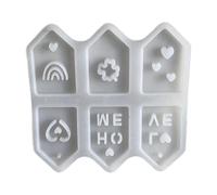Silicone Mold for Creating Detailed Small Hollow House Shape Pendants Night Lamp Mold for Resins Concrete Casting Silicone