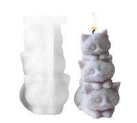 Silicone Mold For Making, 3.86x3.15x1.97 Inches, 110g, Cute Cat Figure, Craft For Beginners | Home Baking Desserts Fondant Chocolate Clay Soap Resin Project