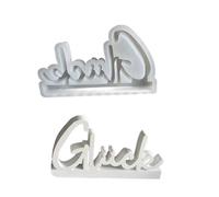 Silicone Mold for Personalized Furniture Displays Letters Shaped for Craft Artists and Furniture Designers Wedding Arrangements