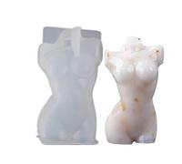 Silicone Mold for Resin Crafting, Handmade Soap Mold Candle Making Mould, 3D Body Shape Female Mould, DIY Epoxy Resin Model Body Silicone Mirror Crystal Epoxy Figure, Figurine, Female Torso (Style B)