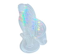 Silicone Mold for Stereoscopic Guitar Note Decors Guitar Note Wall Art Mold Perfect for Crafting and Gift Making Musical Wall Decors Craft