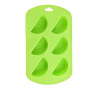 Silicone Mold, Fruit Shaped Tray, Chocolate Candy Base, Easy Release, Thermal Resistance Technology, Household Baking Supplies, Red Flexible Design for Family Friends Student Gift