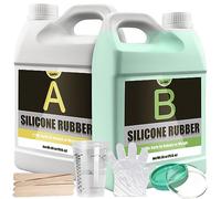 Silicone Mold Making Kit,4.4L/170oz Liquid Silicone Rubber 15A for Casting(Green)