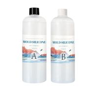 Silicone Mold Making Kit - Platinum Liquid Silicone Rubber for Safe and Flexible Casting | Elastic Liquid Silicone Rubber for Making Silicone Mould | Silicone Mould Making Kit | Fast Cured Transluc