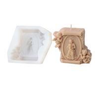 Silicone Mold Making Molds Silicone Soap Molds Religious Theme Crafting Mold Suitable for Various Occasion Handmade