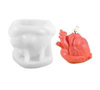 Silicone Mold Marrow Bone Hand Holding Heart Decor Silicone Mold