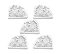 Silicone Mold Mushroom Cottage Designs Chocolate Candy Making Tool Food Safe Baking Supplies Home Craft Accessories Multipurpose Silicone Mold Chocolate Soap