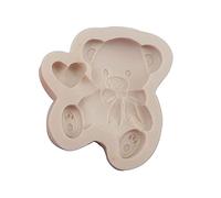 Silicone-Mold of Loving Bear On Valentines Day Animal Candy Cake Chocolate Fondant Cake Decoration Bear -molds for Chocolate