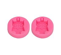 Silicone Mold Owl Silicone Mold Resin Mold Candle Mold DIY Cute Non Stick Flexible Car Aromatherapy Plaster Mold for Cake Chocolate Fondant Wax Ice Crafts Pink 2pcs