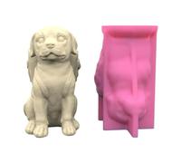 Silicone Mold Silicone Casting Dog Shape Craft Molds for Making Concrete Resin Flower Pot Pen Holder Mold
