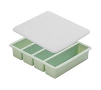 Silicone Mold | Square Molds With Lid For Fresh Drinks - Accessories for Cold Beverages and Cocktail and Wine Preparation Tools with Ice Cubes