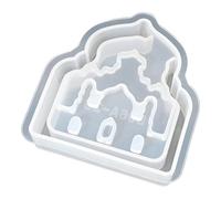 Silicone Mold Tea Light Holder for Hollow Lighthouse Holder Epoxy Mold Plaster Mold