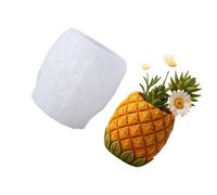 Silicone Mold with Pineapple Designs for Creating Resin Concrete Flower Pots Decoration Items Craft Projects Craft Lover Gift