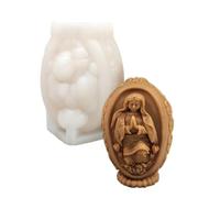 Silicone Molds 3D Easters Eggs Plasters Casting Ornament Epoxy Resin Silicone Easters