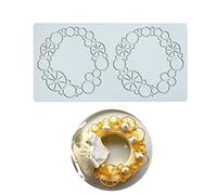 Silicone Molds 3D Hollow Leaf Chocolate Molds Honeycomb Bee Candy Mold Flower Pattern Fondant Mold Cake Topper Sugar Craft Decoration (K_Lemon_10.4 * 5.28 * 0.12inch)