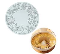 Silicone Molds 3D Hollow Leaf Chocolate Molds Honeycomb Bee Candy Mold Flower Pattern Fondant Mold Cake Topper Sugar Craft Decoration (I_Flower_7.32 * 0.12inch)