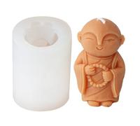 Silicone Molds, Cartoon Monk Shape for, B | Silicone Ornament Molds Suitable for Home Decorations, Soap for Art Enthusiasts