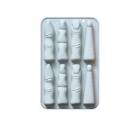 Silicone Molds Chocolate Candy Pudding Mold Halloween Baking Molds Fingers Death Human Heart Brain Ice Cube Tray Cake Decor