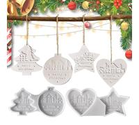 Silicone Molds - Christmas Christmas Silicone Mold Mold, Tree Shaped Dish Molds | Resin perfectly matches materials like plaster, concrete, fondant and clay