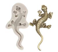 Silicone Molds for Candles,7.5x3.8cm Lizard Cake Border Silicone Mould Cake Decorating Tools Animal Cupcake Topper Fondant Mold Candy Chocolate Mold Tools