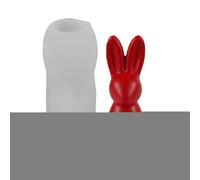 Silicone Molds for Candles - Easy Release Casting Mould | Easter Rabbit Shape - DIY Soap Chocolate Cake Candy Statue Concrete Making Kit Home Crafting Party Decorations Supplies