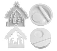 Silicone Molds for Candles Nativity Silicone Moulds Nativity Scene Ornaments Silicone Candle Mold Creative Resin Handicraft Mold Epoxy Resin Molds
