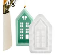 Silicone Molds for Casting Houses Non-Stick Tray Shape Epoxy Resin Craft Kit Candle Making Accessory DIY Module Reusable Decorative Equipment for the