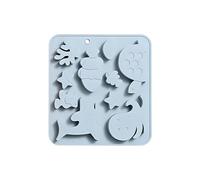 Silicone Molds For Chocolate, 10 Cavities For Underwater Animal Thematic Shape, Silicone Candy Moulds, for Ice Cream Cake Gummy Jelly Biscuit Food Baking