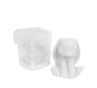 Silicone Molds for Crafts - 3D Handmade Rabbit Craft Molding Tool 3D Rabbit Pattern Silicone | For Wax, Cement, Soap, Chocolates, Plaster and Table Ornament