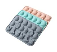 Silicone Molds for Easter - 3 Pieces Safe Heat Resistant Non-Stick - Silicone Mold for Jelly and Chocolate - for Cupcakes Clay Crafts Sugar and