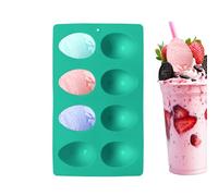 Silicone Molds for Easter Chocolate, 8 Cavity Non-Stick Baking Mould | Silicone Mould and Utensils for Easter Eggs and Pastries | for Cookies, Candy, Gelatins, P