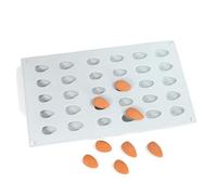 Silicone Molds for Mousse Cake, 3D Silicone Baking Mold for French Dessert Pastry Ice Cream Cake Decoration Mold, Almond Shape