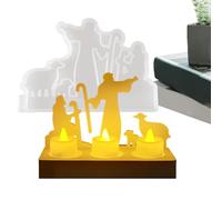 Silicone Molds for Resin - Jesus Easter Reusable Home Decoration - Easy Release Molds for Soap and Candle, for Fondant Clay Chocolate Easter Living Room Window Shelf Bedroom C