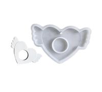 Silicone Molds Heart Shape Silicone Jelly Shots Decors Fondant Desktop Handmade Decorations Heart Shape Decoration Molds