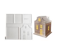 Silicone Molds Little House, Silicone Mold House | Plaster Craft Mold | Art House Candle Mold Silicone Resin Craft Mold Decorative Mold Epoxy Casting Mold